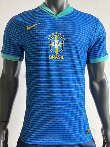 24-25 Brazil Away Player Version Soccer Jersey