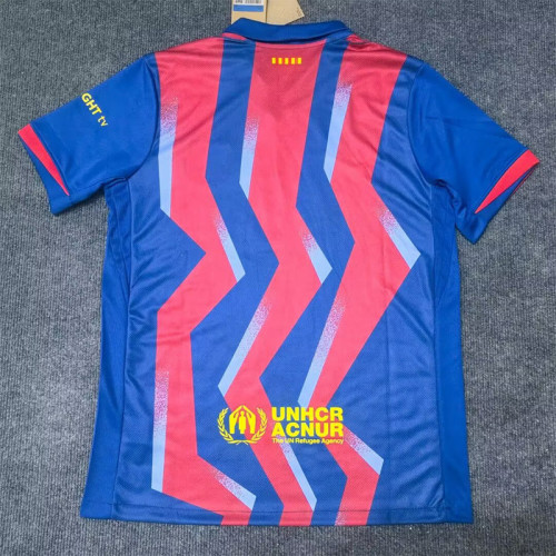 2025-26 BAR Red Blue Special Edition Fans Soccer Jersey