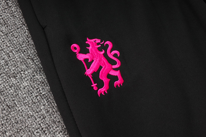 24-25 CHE Black Half Pull Tracksuit (半拉链)