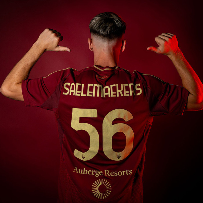 25-26 Roma Home Fans Soccer Jersey(前广告)