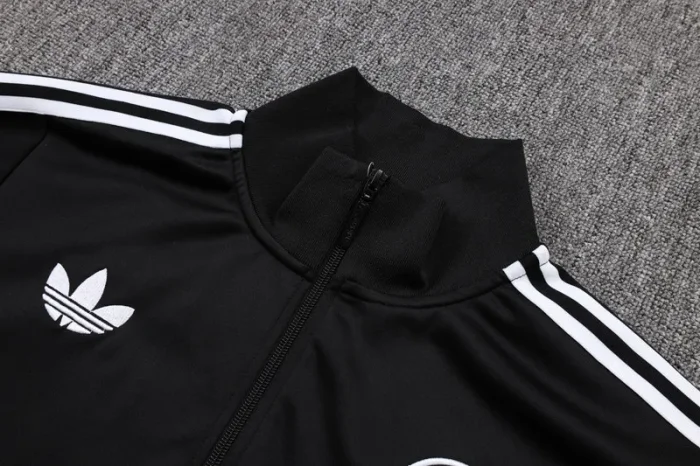 2025-26 Germany Black Jacket Tracksuit #A2555
