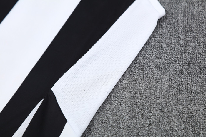 2025 AD White black Tank top and shorts suit