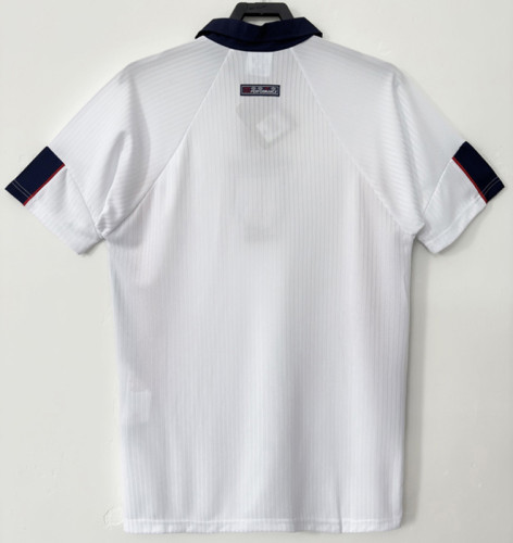 1998 England Home Retro Soccer Jersey