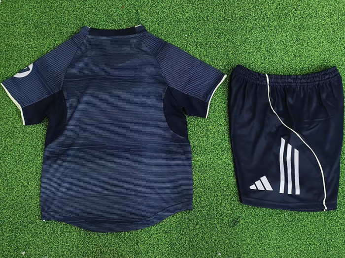 25-26 RMA Away Kids Player Version Soccer Jersey(球员童装)