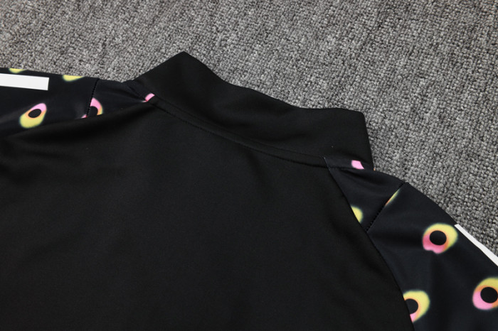 24-25 JUV Black Jacket Tracksuit #A795(喷墨)