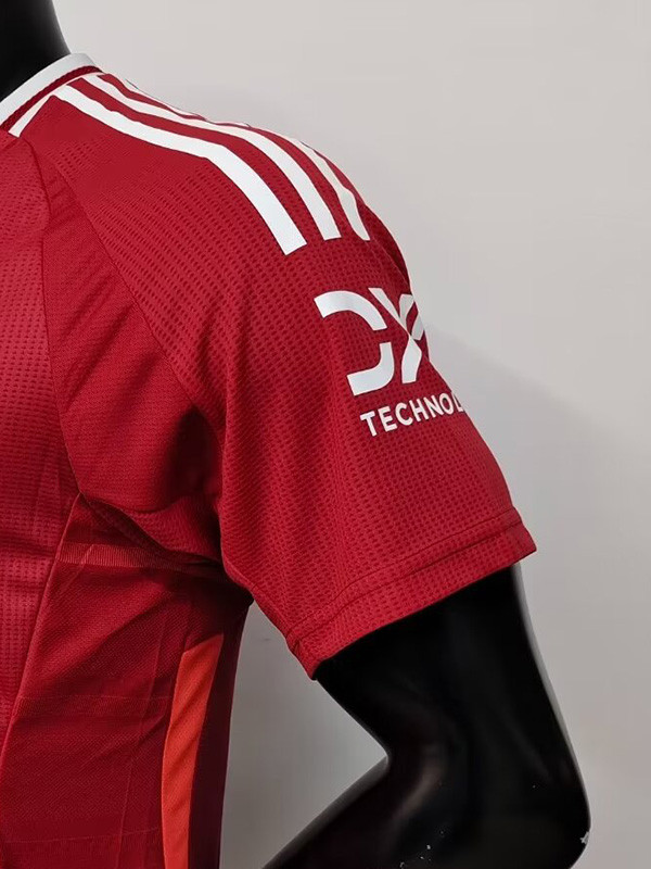 24-25 Man Utd Home 1:1 Player Version Soccer Jersey