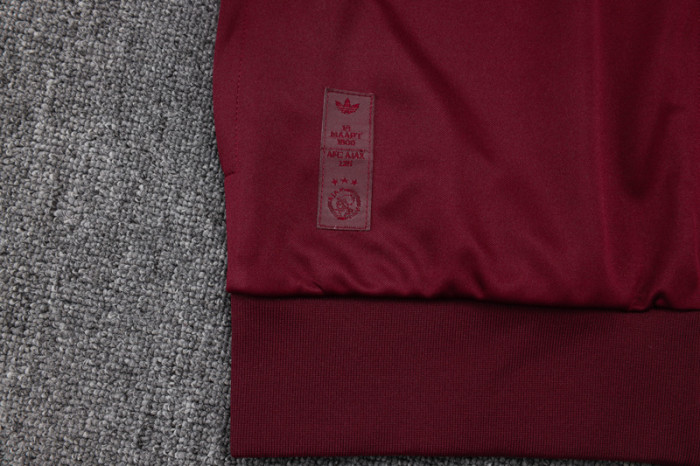 2025-26 Ajax Jujube red Jacket Tracksuit #A2520