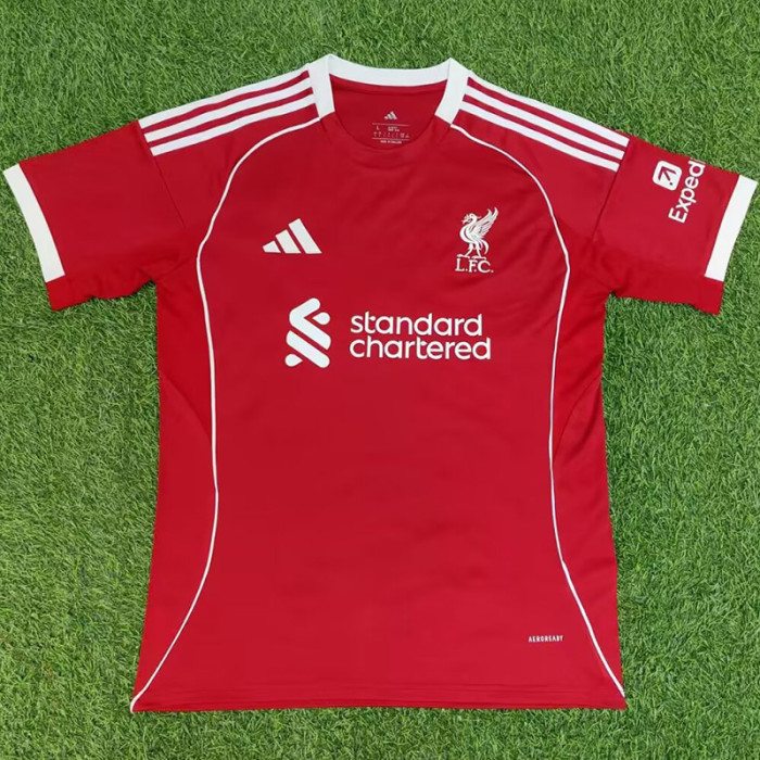 2025-26 LIV Home Print CHAMPIONS # 20 Fans SoccerJersey
