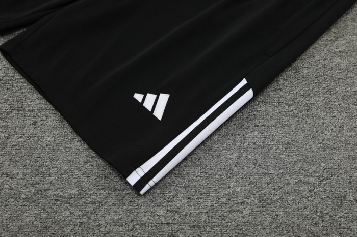 24-25 Man Utd Black Tank top and shorts suit