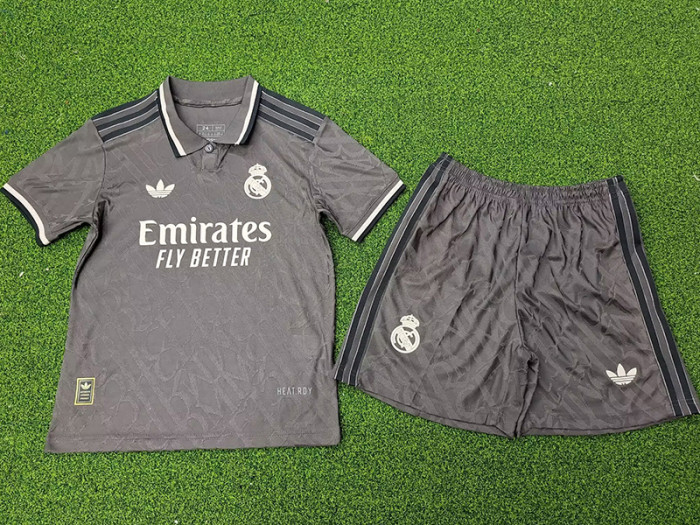 24-25 RMA Third Kids Player Version Soccer Jersey (球员童装)