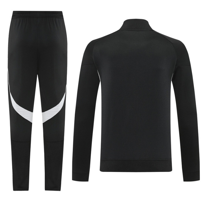 2025 AD Black Jacket Tracksuit #AJ25