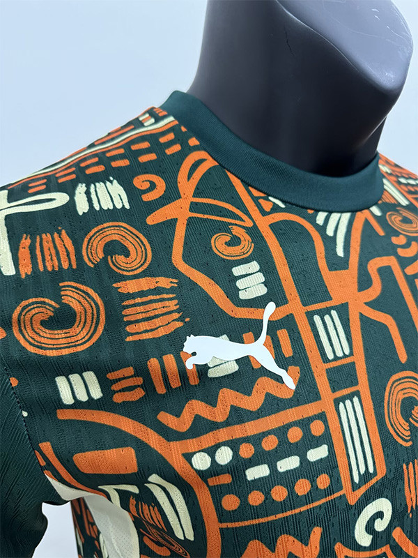 24-25 Ivory Coast Green Yellow Player Version Training shirts