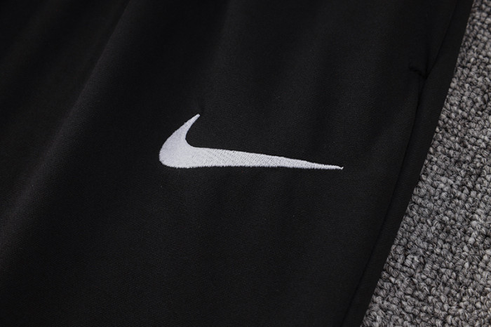 24-25 PSG Black Kids Half Pull Tracksuit (童装)(半拉链)