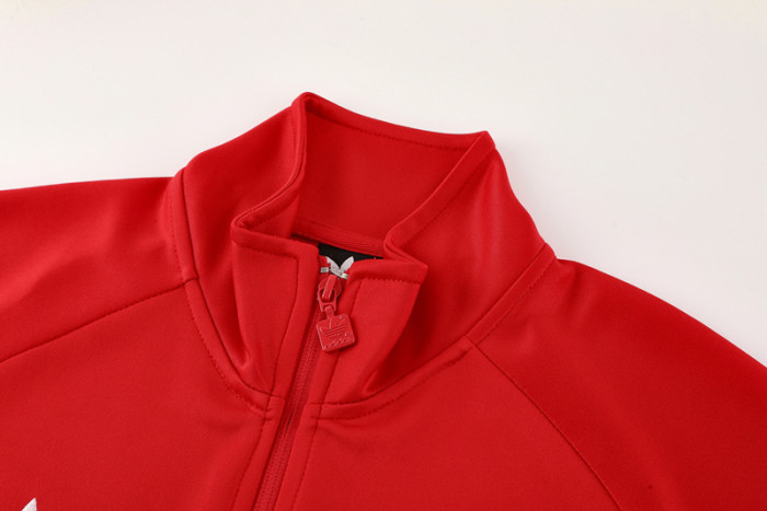 24-25 Bayern Red Jacket Tracksuit #06