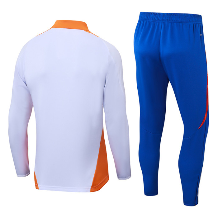 2024 AD White Half Pull Tracksuit #2406(半拉链)