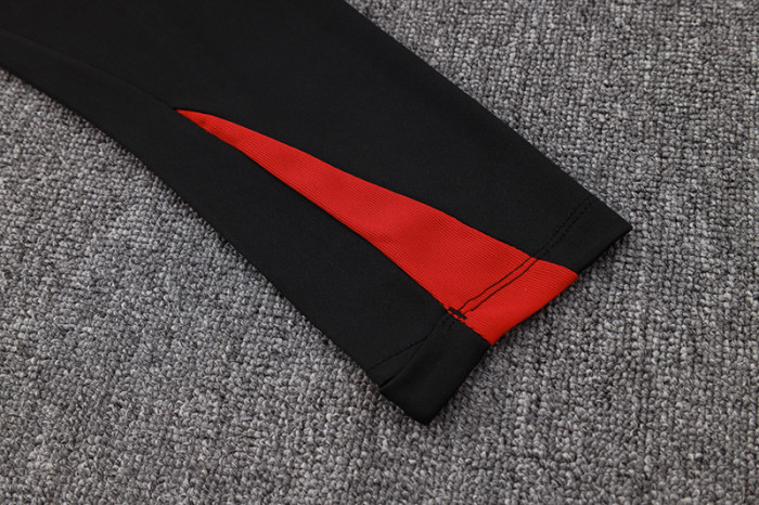 24-25 PSG Black Kids Half Pull Tracksuit (童装)(半拉链)
