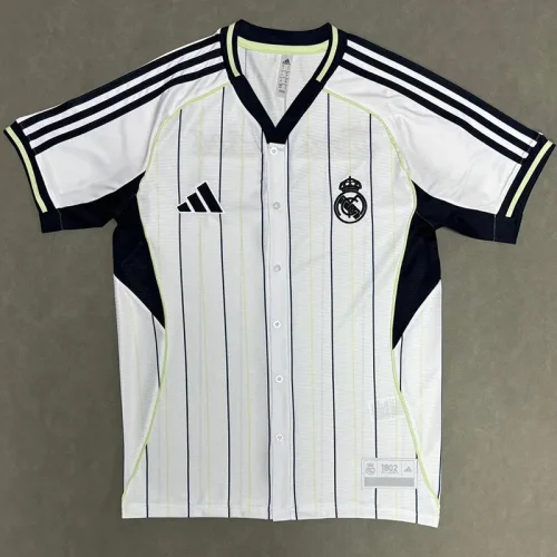 25-26 RMA White Casual Edition Baseball Jersey