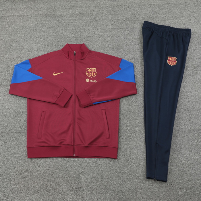 24-25 BAR Jujube red Jacket Tracksuit #01