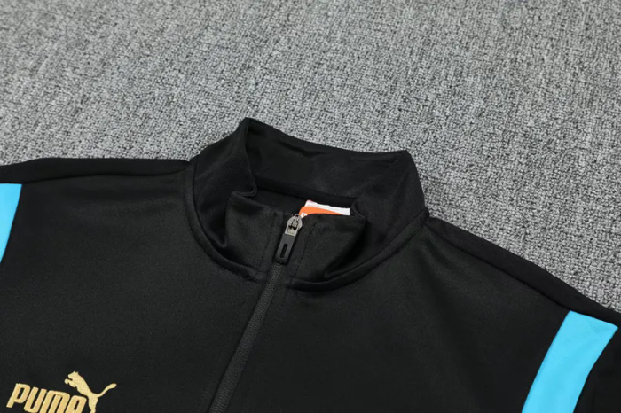 25-26 Marseille Black Jacket Tracksuit