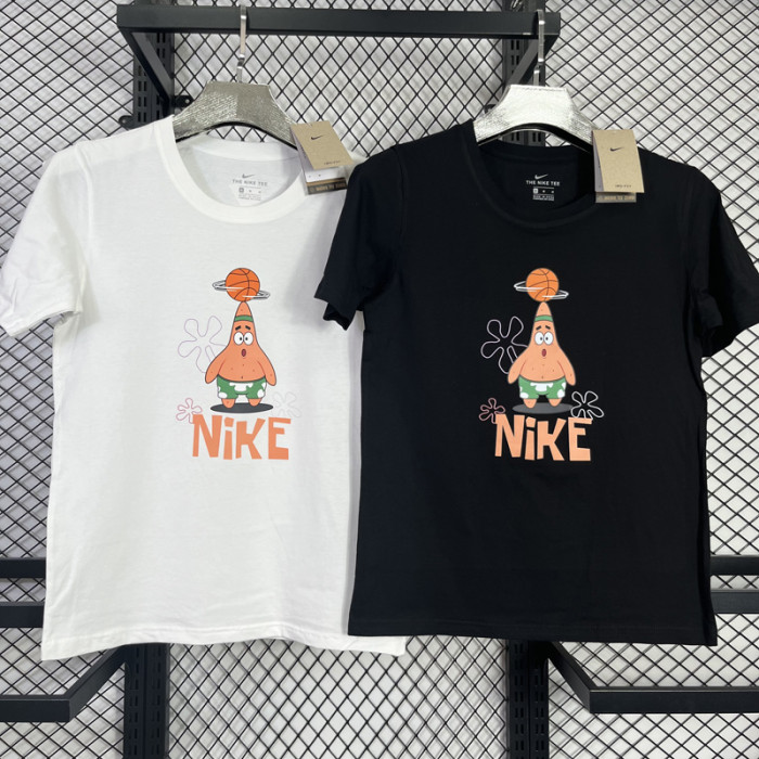 T128 White High Quality Casual T-Shirt *派大星