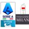 Serie A +MSC+ MILAN(意甲45+左袖广告+背下广告)