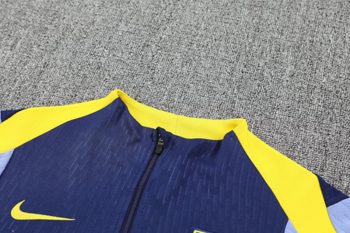 2025-26 ATM Royal blue Half Pull Tracksuit (半拉链）