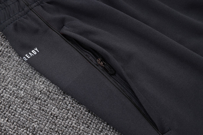25-26 Bayern Dark gray Half Pull Tracksuit (半拉链)