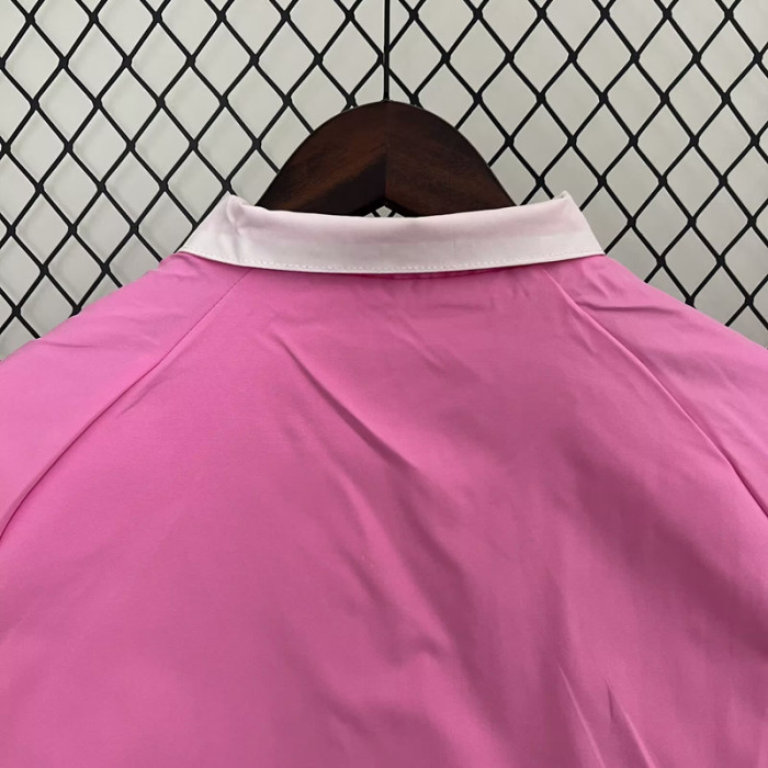 24-25 Germany Pink & White Double Sided Windbreaker (双面风衣)