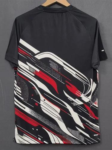 25-26 Sao Paulo Red Black Training shirts *多彩