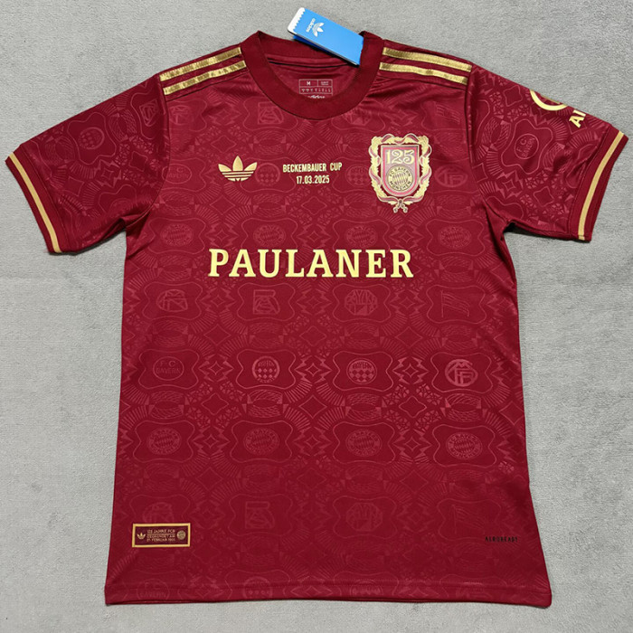 24-25 Bayern BECKEMBAUER CUP Fans Soccer Jersey (PAULANER)