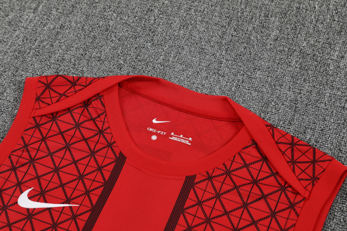 2025-26 PSG Red Tank top and shorts suit