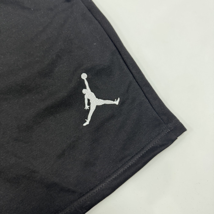 M17 Jordan Black Pure Cotton Fabric Casual Short Pants