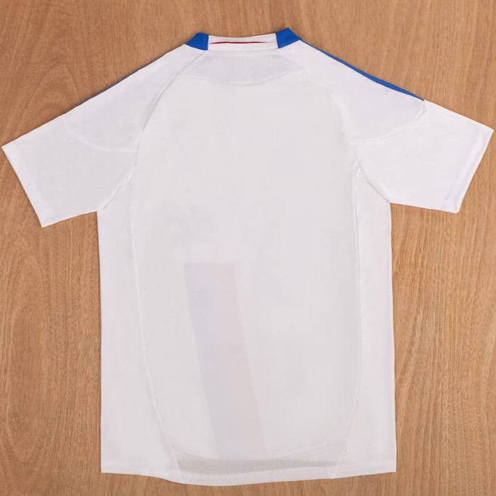 2010-2011 Lyon Home Retro Soccer Jersey