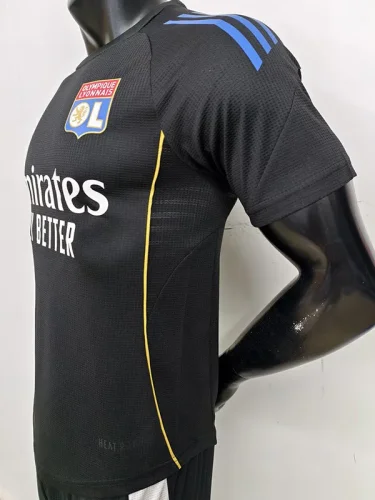 2025-26 Lyon Black Player Version Training shirts