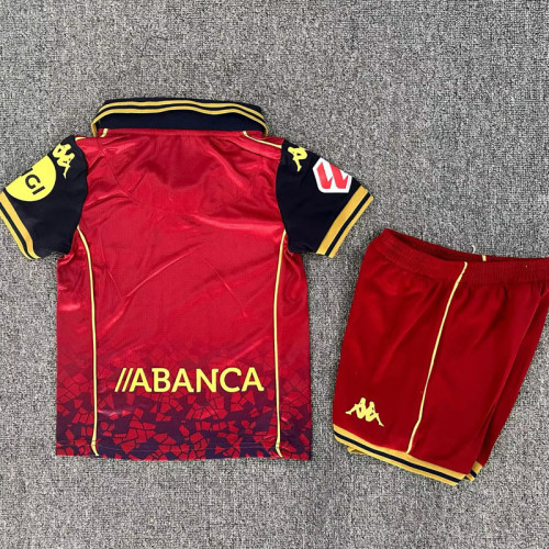 25-26 La Coruna Away Kids Soccer Jersey