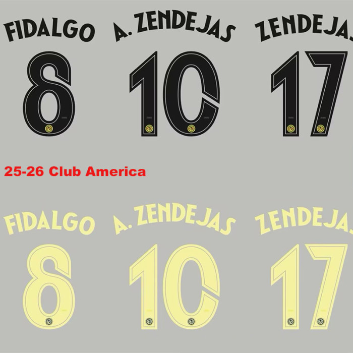 2025-26 Club America Away Long Sleeve Player VersionSoccer Jersey(长袖球员)