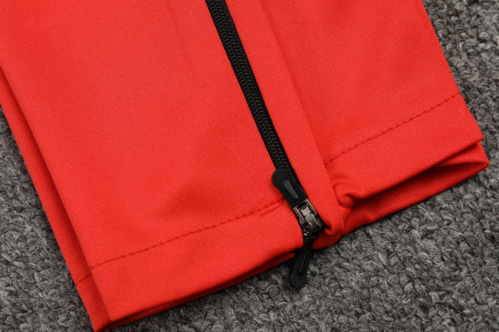 24-25 Man Utd Red Half Pull Tracksuit (半拉链)