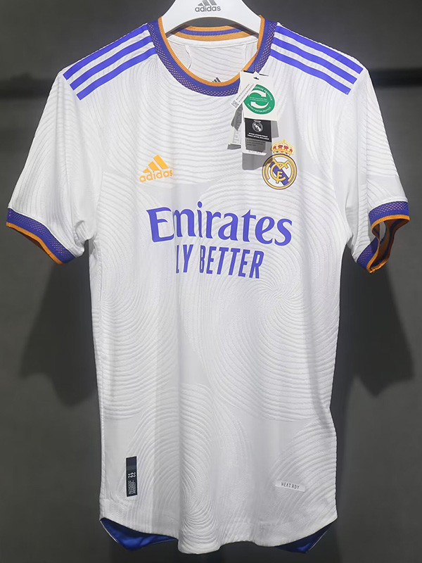 21-22 RMA Home Player Version Soccer Jersey