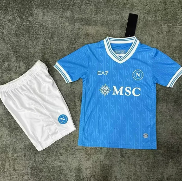 2025-26 Napoli Homer Kids Soccer Jersey