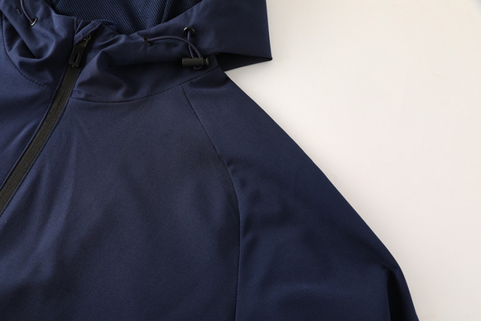 2025 AD Royal blue Hoodie Jacket Tracksuit #AF02