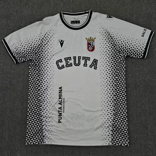 2025-26 Ceuta FC Home Fans Soccer Jersey