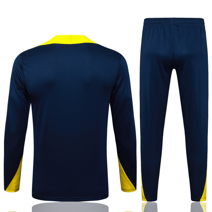 25-26 ATM Royal blue Half Pull Tracksuit #B2580(半拉链)