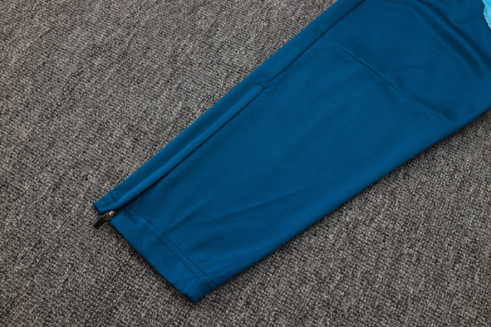 25-26 JUV Royal blue Kids Half Pull Tracksuit #E2543(童装)(半拉链)