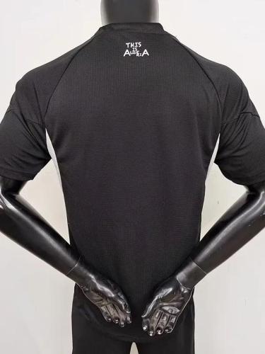 25-26 Algeria Black Player Version Training shirts #A38