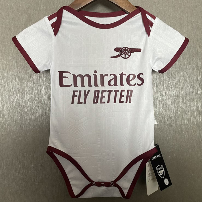 2025-26 ARS White Baby Infant Crawl Suit