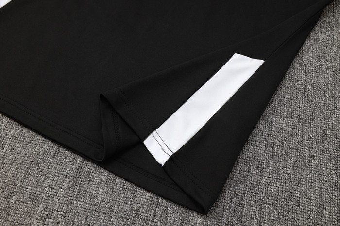 2025 JOM Black Half Pull Tracksuit (半拉链)