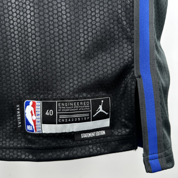 24-25 WARRIORS CURRY #30 Black Top Quality Hot Pressing NBA Jersey (Trapeze Edition) 飞人版
