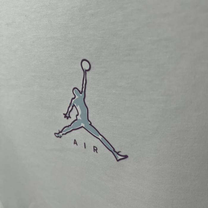T127 Jordan White High Quality Casual T-Shirt