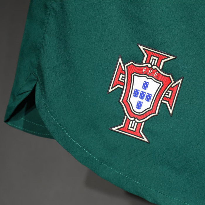 25-26 Portugal Home Player Version Shorts Pants (HighQuality)(球员短裤)