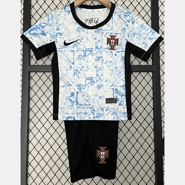 24-25 Portugal Away Kids Soccer Jersey